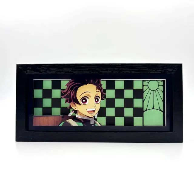 Alt view image 2 of 3 - Tanjiro Light Box - Demon Slayer Anime Lamp Figure Night Light 3D Anime Room Décor Gift for Otaku