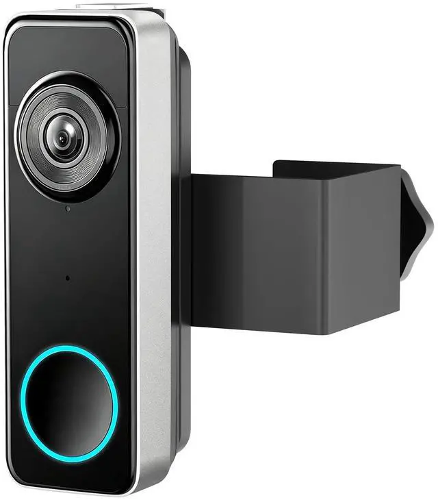Main image of Anti-Theft Doorbell Mount for Wyze Doorbell Camera, No Drill Video Doorbell Mount Adjustable Mounting Bracket for Wyze Duo Cam Video Doorbell, Door Camera Mount for Rentals, Apartment Door Security