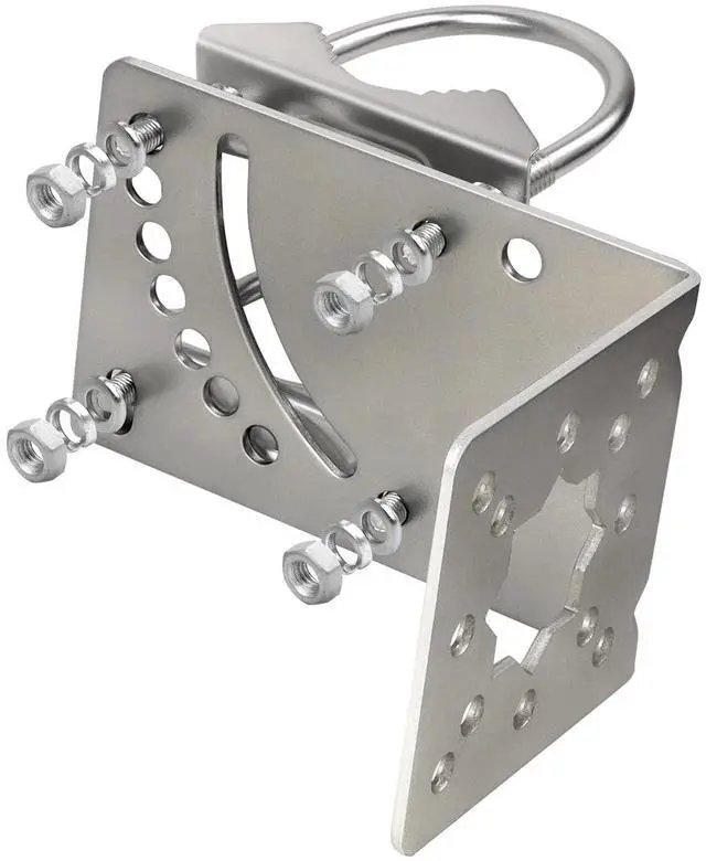 Main image of Antenna Mast Clamp, Mount Bracket with Double U-Bolts, Starlink Mount for Home Antenna Pole Holder, Adjustable Angle