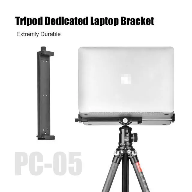 Alt view image 2 of 6 - SUNWAY PC-05 Universal Big Laptop Stand for Arca Swiss Tripod, Laptop Holder for MacBook pro, Tablet Mount for Pad, Tripod Pad Adapter