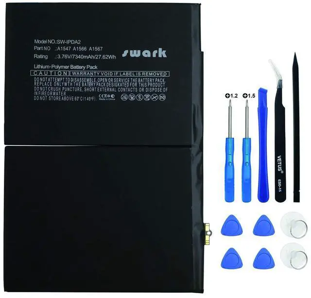Main image of Replacement A1547 Battery compatible with Apple iPad Air 2 A1566, iPad Air 2 A1567, iPad 6 (6th Generation)