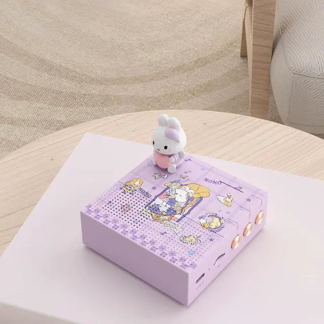 Alt view image 6 of 6 - ICARER Wireless Small Speaker, Kawaii Animal Bluetooth Speaker with 20H Playtime & TF Card, Rotating Dancing Doll Music Box, Novelty Decor, Birthday Gifts for Kids Teen Girls