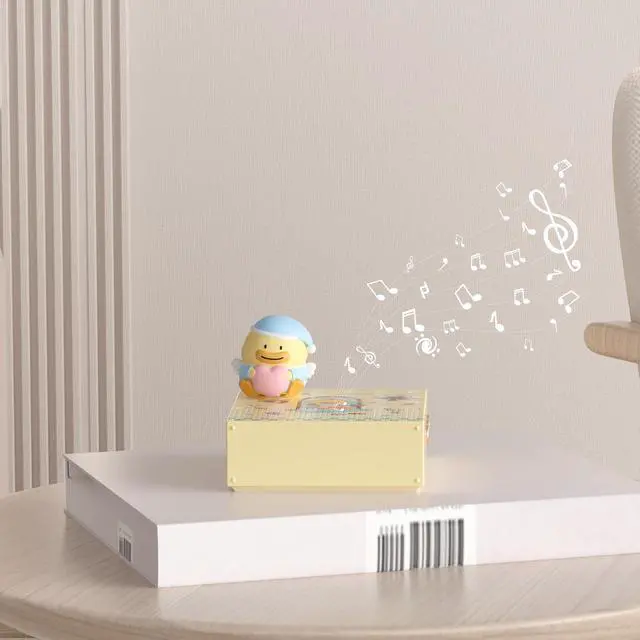 Alt view image 3 of 6 - ICARER Wireless Small Speaker, Kawaii Animal Bluetooth Speaker with 20H Playtime & TF Card, Rotating Dancing Doll Music Box, Novelty Decor, Birthday Gifts for Kids Teen Girls