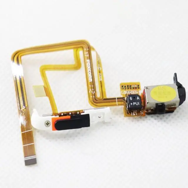 Alt view image 2 of 6 - Black Thin Headphone Audio Jack Hold Switch Flex Ribbon Cable for iPod 6th Gen Classic 80gb 120gb/ 7th Thin 160GB/IPod 5th Video 30GB