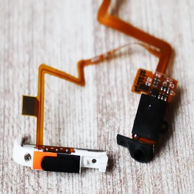 Alt view image 4 of 6 - Black Thin Headphone Audio Jack Hold Switch Flex Ribbon Cable for iPod 6th Gen Classic 80gb 120gb/ 7th Thin 160GB/IPod 5th Video 30GB