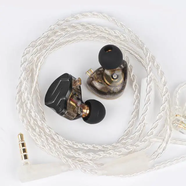 Alt view image 2 of 6 - KZ ZSN Pro X 1BA+1DD Hybrid Driver in Ear Monitor IEM HiFi Wired Earbuds | with Zinc Alloy Shell, Upgraded Audio, Reinforced Cable, Ergonomic Earphones for Gamers & Audiophiles (with Mic, Black)