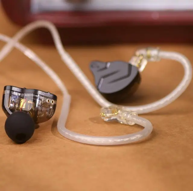 Alt view image 6 of 6 - KZ ZSN Pro X 1BA+1DD Hybrid Driver in Ear Monitor IEM HiFi Wired Earbuds | with Zinc Alloy Shell, Upgraded Audio, Reinforced Cable, Ergonomic Earphones for Gamers & Audiophiles (with Mic, Black)