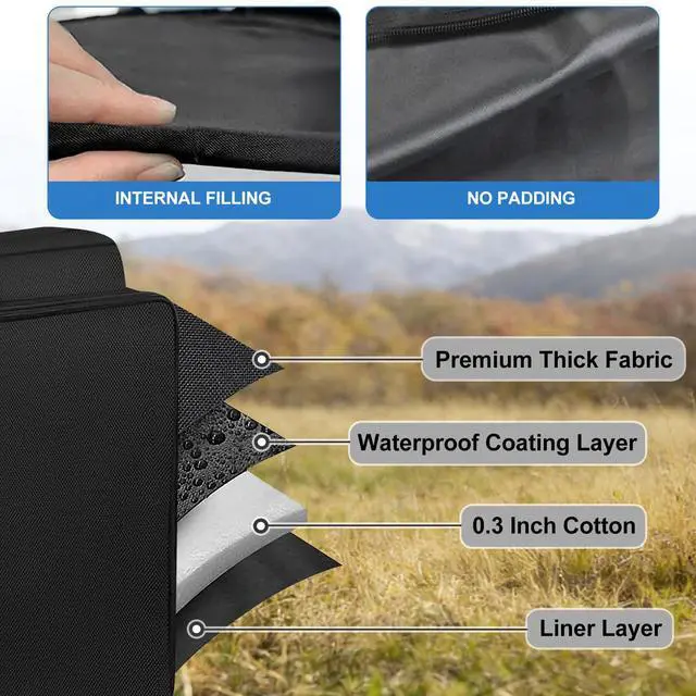 Alt view image 3 of 6 - Carrying Case Compatible with Starlink standard Gen 3, With Thick Padded Inner and Multiple Pockets, Heavy-Duty Travel Storage Bag For Satellite Dish Router Accessories, For Camping,Outdoor, RV