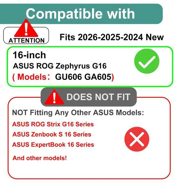 Alt view image 2 of 6 - 3 Pack Designed for New 2026-2025-2024 ASUS ROG Zephyrus G16 GU606 GA605 Gaming Laptop Screen Protector (16 inch), Anti Glare and Anti Fingerprint (Matte) Shield
