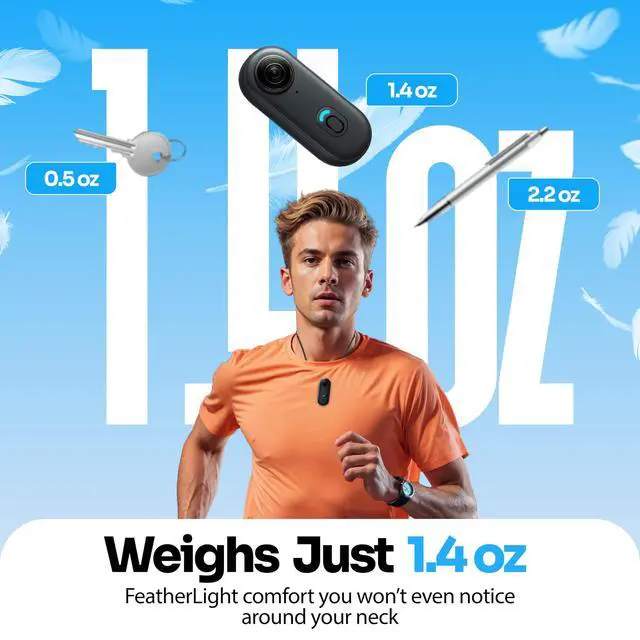 Alt view image 3 of 6 - 1080 FHD Mini POV Body Camera with Magnetic Lanyard, MP4 Recording, App Viewing, USB Rechargeable Compact Portable Mount Anywhere for Cycling, Hiking, Work and Everyday Use. 128GB