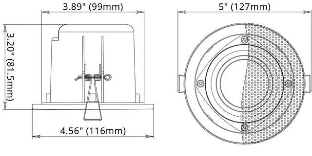 Alt view image 6 of 6 - Sound ECS 4.0 V2 Edgeless Compact 4-inch in-Ceiling in-Wall Speakers (Pair)