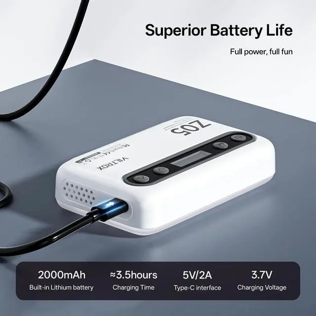 Alt view image 5 of 6 - Z05 RGB Video Light Portable LED Selfie Light with Clip for Phone Camera Laptop Tripod, 2000mAh USB-C CRI>97 2800-6800K App Control Dimmable for Photography TikTok YouTube Vlog Live Streaming