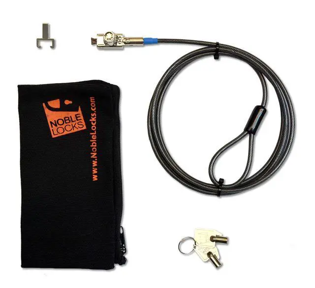 Alt view image 3 of 6 - TZ04T Compact Wedge Lock with Barrel Key for Dell Latitude Laptops