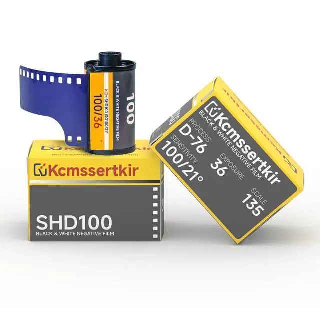 Alt view image 6 of 6 - Black and White Film,35mm Film SHD 100, ISO100,35MM,135-36 Exposures 3-Pack