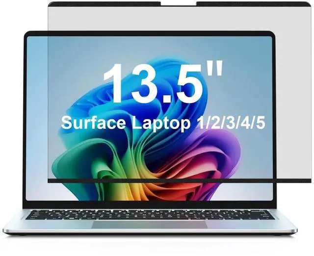 Main image of Magnetic Privacy Screen for 13.5 inch Surface Laptop 5/4/3/2/1 | Surface Laptop Privacy Screen 13.5 inch, Anti-Blue Light, Anti-Glare, Removable & Scratch-Resistant, Fits 5/4/3/2/1