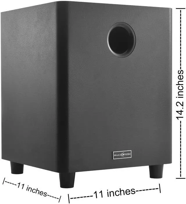 Alt view image 6 of 6 - 8 Inch Passive Subwoofer, 100W Power Heavy Bass Powerful Sound Synthetic Fiber Wood Material, Passive Speaker for Home Theater