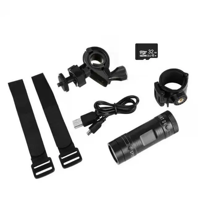 Alt view image 6 of 6 - Wzquisite Motorcycle Helmet Camera, Bike Video Camera- 1080p Sports Action Camera 120° Wide Angle Camcorder Waterproof with Handle Brackect,32G SD Card