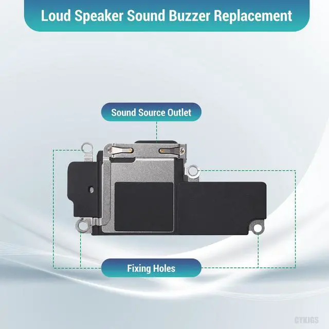 Alt view image 2 of 6 - for iPhone 12 12 Pro Loud Speaker Replacement OEM Module | Audio Performance Buzzer Ringer Sound Flex Cable Module Assembly Complete Kits with Magnetic Pad A2172 A2402 A2403 A2404