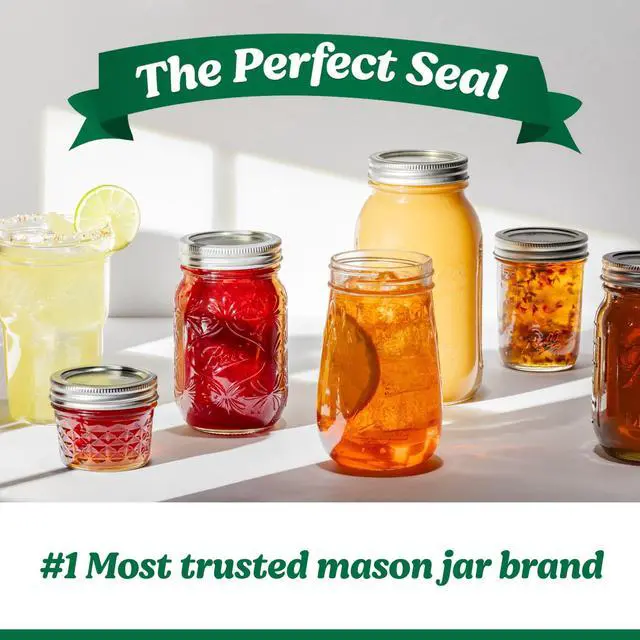 Alt view image 5 of 5 - 4oz RegularMouth Quilted Mason Jars, 12Pack Glass Jelly Storage Jars with Lids & Bands