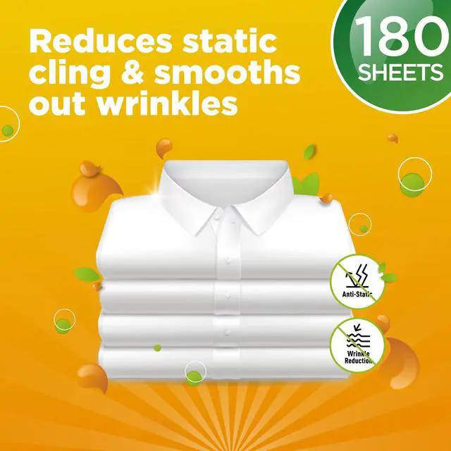 Alt view image 2 of 6 - Ultimate Fresh Dryer Sheets, Original Clean Scent, AntiStatic Fabric Softener Sheets, 180Count
