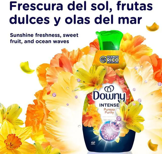 Alt view image 4 of 5 - Intense Liquid Fabric Softener & Conditioner, Purity Scent, 32 fl oz, 44 Loads
