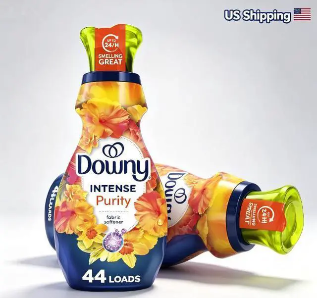 Main image of Intense Liquid Fabric Softener & Conditioner, Purity Scent, 32 fl oz, 44 Loads