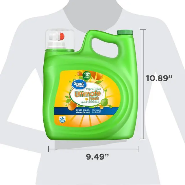 Alt view image 4 of 4 - Ultimate Fresh Liquid Laundry Detergent, Original Clean Scent, 154 fl oz, 107 Loads