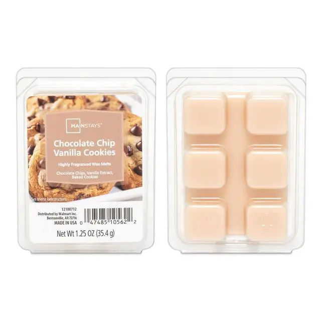 Alt view image 4 of 5 - (3 Pack) Chocolate Chip Vanilla Cookies Scented Wax Melts, 1.25 oz BakeryHome Fragrance Wax Cubes