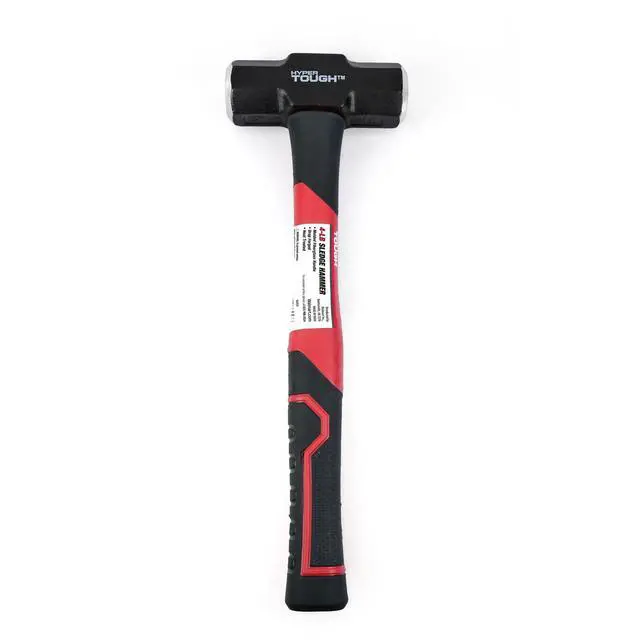 Alt view image 4 of 5 - 4 lb Small Sledge Hammer, DropForged Steel Head, Fiberglass NonSlip ComfortGrip Handle,15.75 in