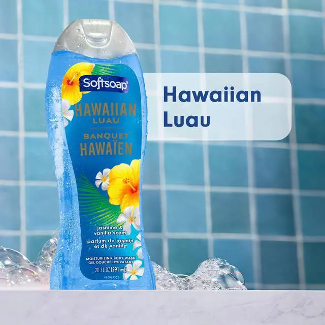 Alt view image 4 of 4 - Moisturizing Body Wash, Hawaiian Luau Jasmine & Vanilla Scent, pHBalanced Shower Gel, 20 fl oz