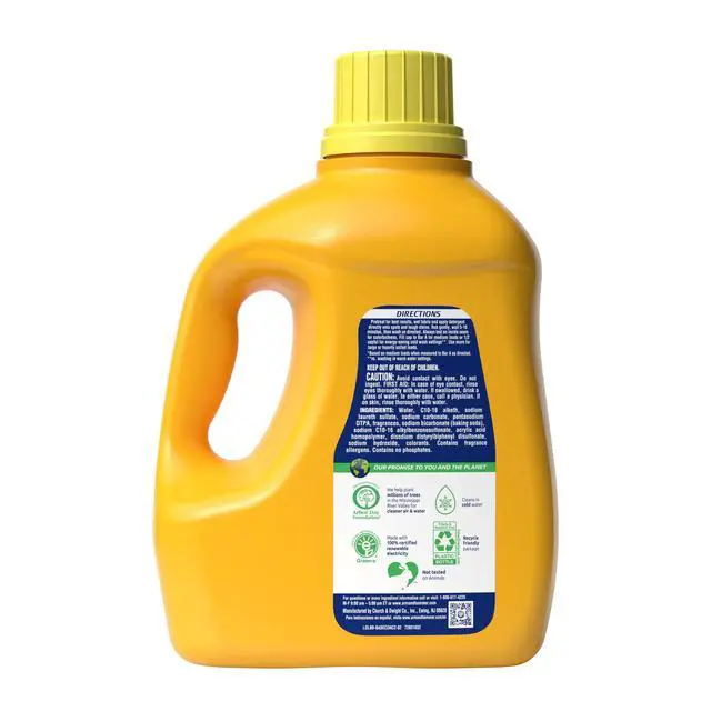 Alt view image 2 of 5 - Liquid Laundry Detergent, Clean Burst Scent, 2X StainFighting Formula, 110 fl oz, 110 Loads