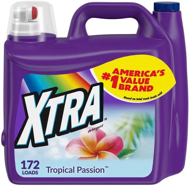 Main image of Liquid Laundry Detergent, Tropical Passion Scent, 206.4 fl oz, 172 Loads, HECompatible