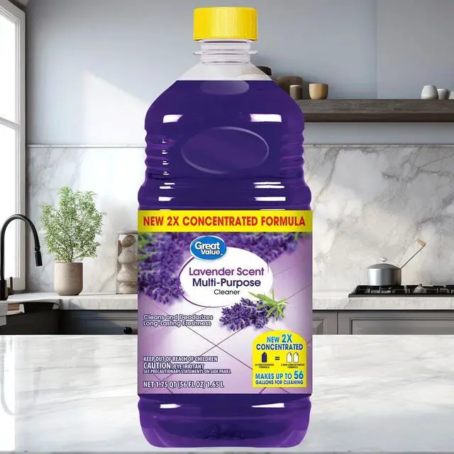 Alt view image 3 of 4 - Concentrated MultiPurpose Liquid Cleaner, Lavender Scent, 56 fl oz