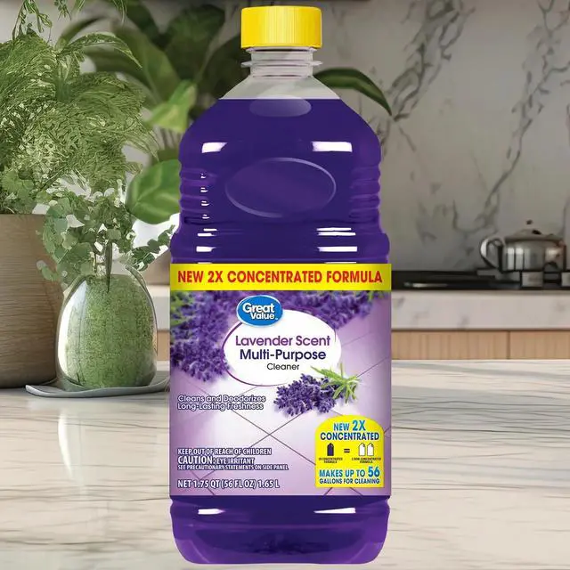 Alt view image 2 of 4 - Concentrated MultiPurpose Liquid Cleaner, Lavender Scent, 56 fl oz