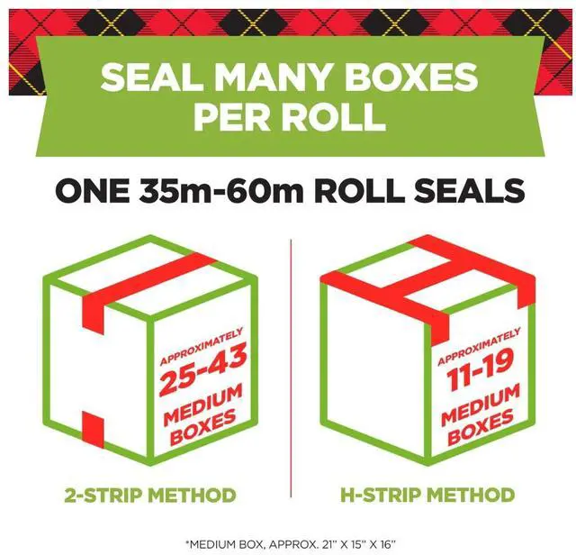 Alt view image 2 of 5 - SureStart Clear Packaging Tape, 1.88 in × 54.6 yd, 1Roll Refill, NoSplit Smooth Unwind