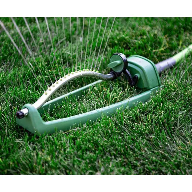 Alt view image 4 of 5 - Oscillating Lawn Sprinkler, Adjustable Coverage, Up to 3000 Sq Ft, Durable Polymer Base