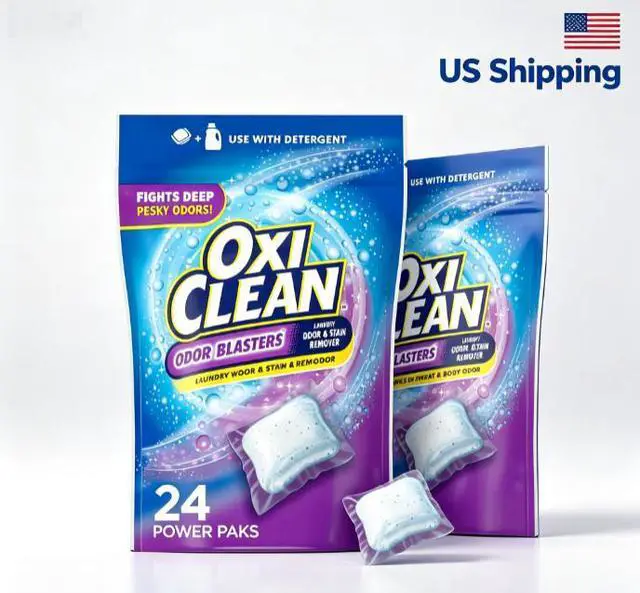 Main image of OxiClean Odor Blasters Stain & Odor Remover Power Paks, 24Count Laundry Booster