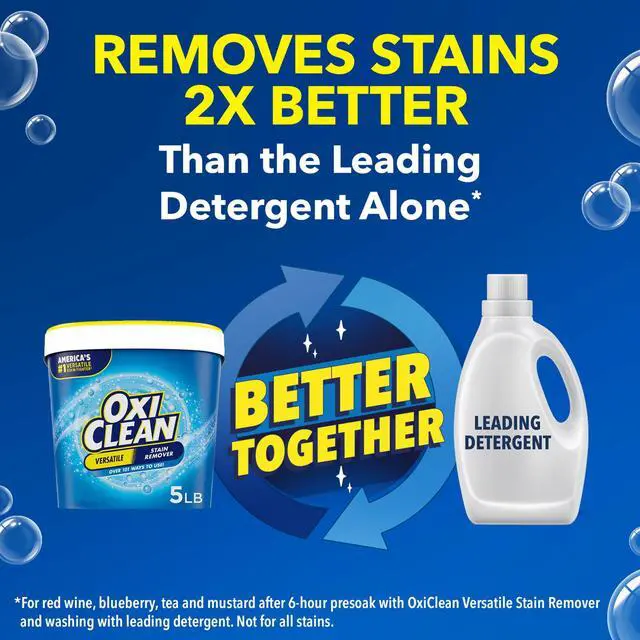 Alt view image 6 of 7 - OxiClean Versatile Stain Remover Powder, MultiPurpose Laundry & Household Cleaner,1.77 lb