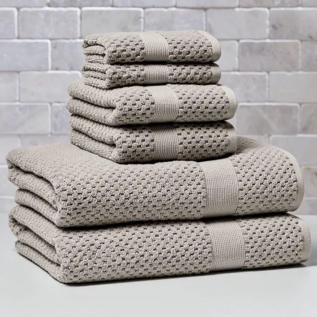 Main image of Better Homes & Gardens Signature Soft Popcorn Textured Hand Towel, Soft Silver