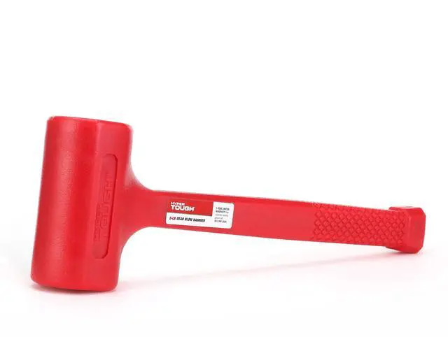 Alt view image 2 of 6 - Hyper Tough 2 lb Dead Blow Hammer, NonMarring Double Soft Face