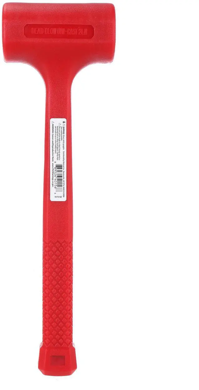 Alt view image 5 of 6 - Hyper Tough 2 lb Dead Blow Hammer, NonMarring Double Soft Face