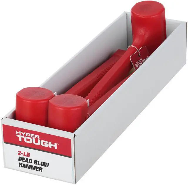Main image of Hyper Tough 2 lb Dead Blow Hammer, NonMarring Double Soft Face