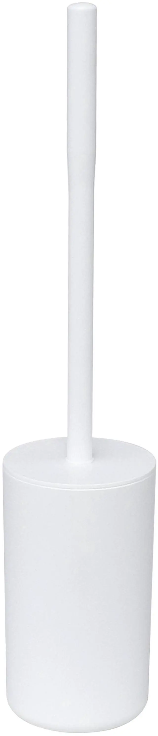 Alt view image 6 of 7 - SlimDesign Toilet Bowl Cleaning Brush & Storage Caddy Set, Matte White Plastic