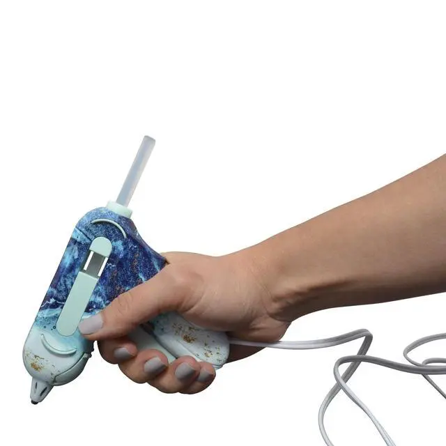 Alt view image 4 of 4 - Premium Mini High Temp Hot Glue Gun, Floral Design is the Winner of the 2017 GOOD DESIGN Award! Non-Stick tip for easy glue clean-up Nozzle changes from blue to red, indicating when the glue gun is ho