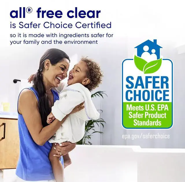 Alt view image 6 of 6 - all Free Clear Liquid Laundry Detergent, Fragrance & DyeFree, 30 oz, 24 Loads