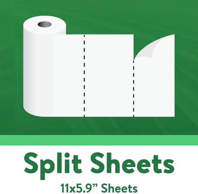 Alt view image 4 of 7 - Absorbent Household Paper Towels, 6 Double Rolls (Equivalent to 12 Regular Rolls), 660 Total Sheets
