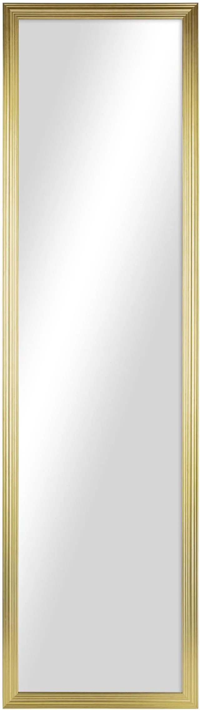 Main image of Mainstays Gold Rectangle FullLength Wall & Door Mirror, 13.5" × 49.5"