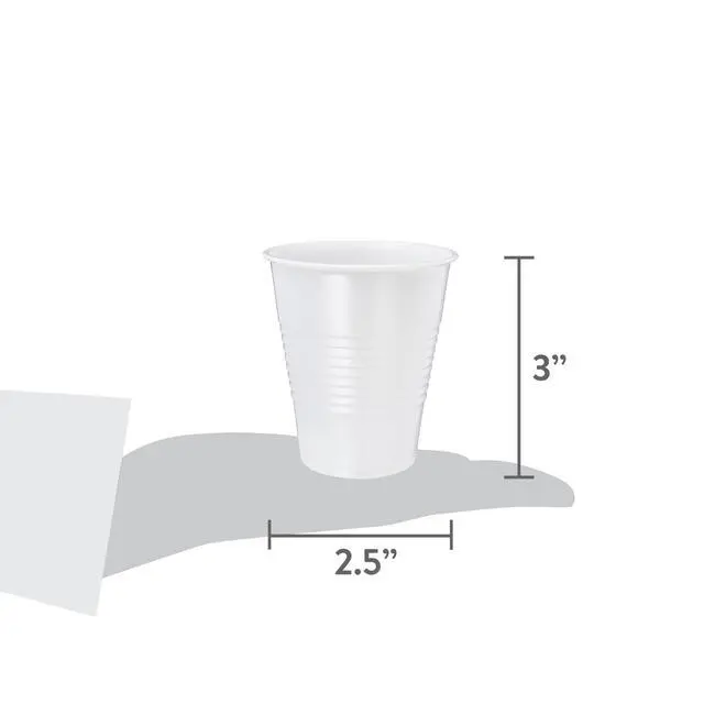 Alt view image 4 of 5 - Great Value Clear Disposable AllPurpose Plastic Cups, 5 oz, 100Count