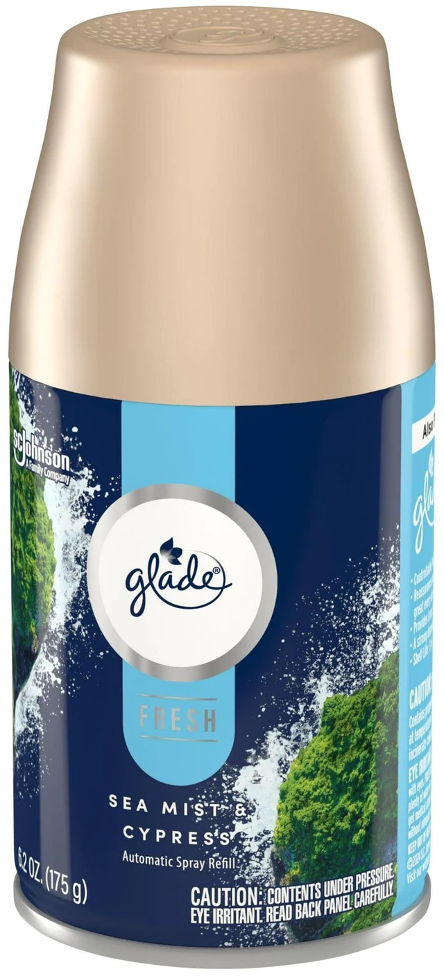 Alt view image 3 of 5 - Glade Automatic Spray Refill, Sea Mist & Cypress Scent, Fresh Collection, 6.2 oz
