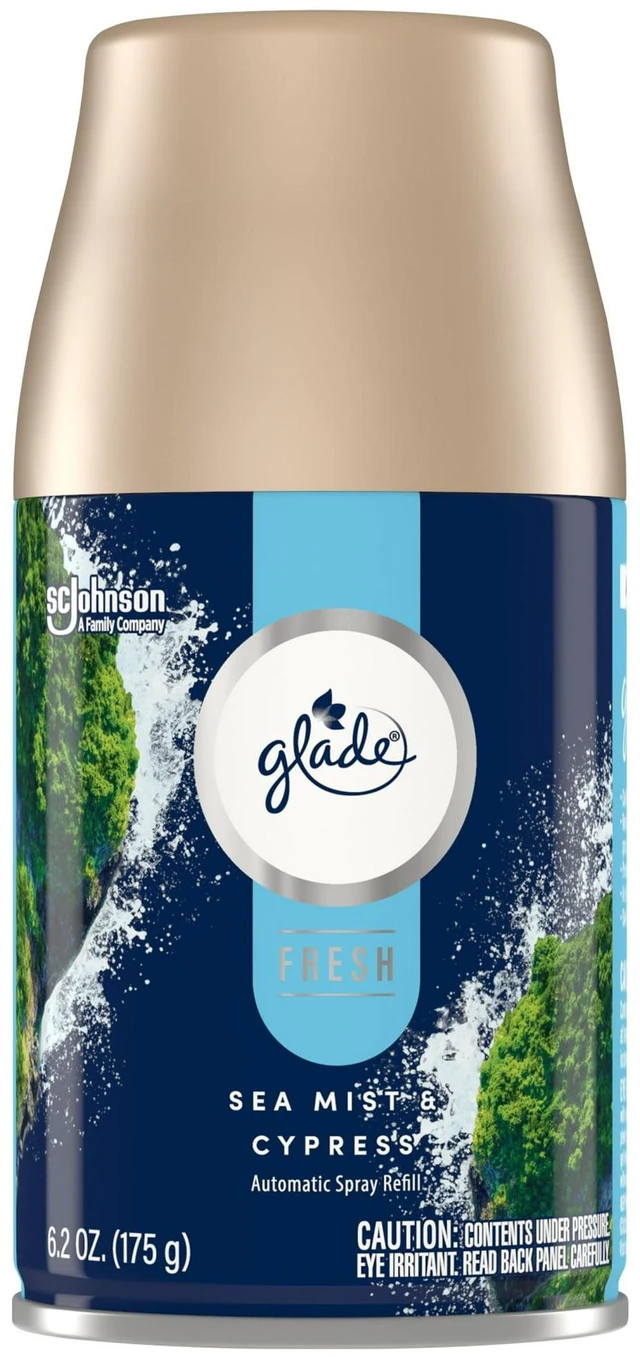 Alt view image 2 of 5 - Glade Automatic Spray Refill, Sea Mist & Cypress Scent, Fresh Collection, 6.2 oz